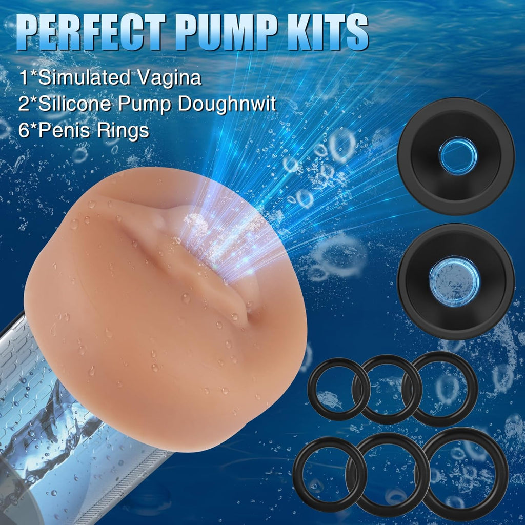 MaxExtender 2-in-1 Penis Pump & Male Masturbator – 4 Training Modes, Auto-Suction