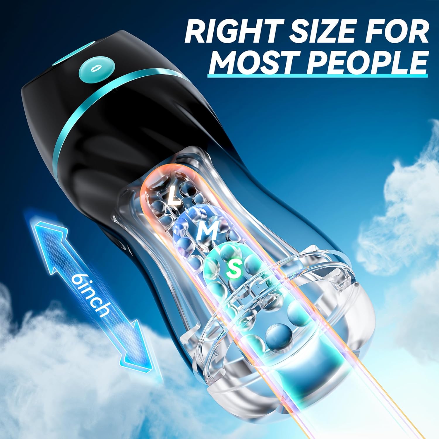 NeonReach Automatic Sucking Male Masturbator