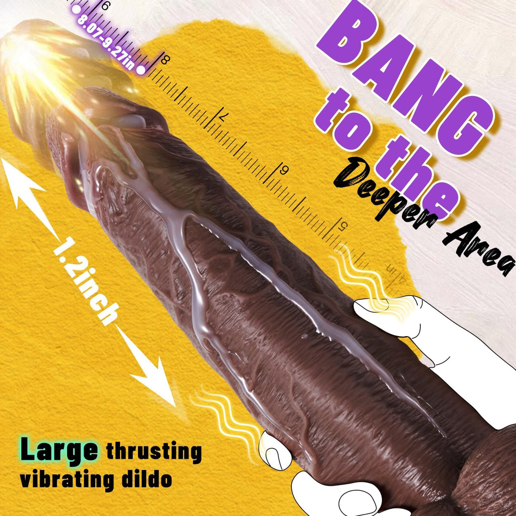TitanCore 10.43" Thrusting Dildo Vibrator