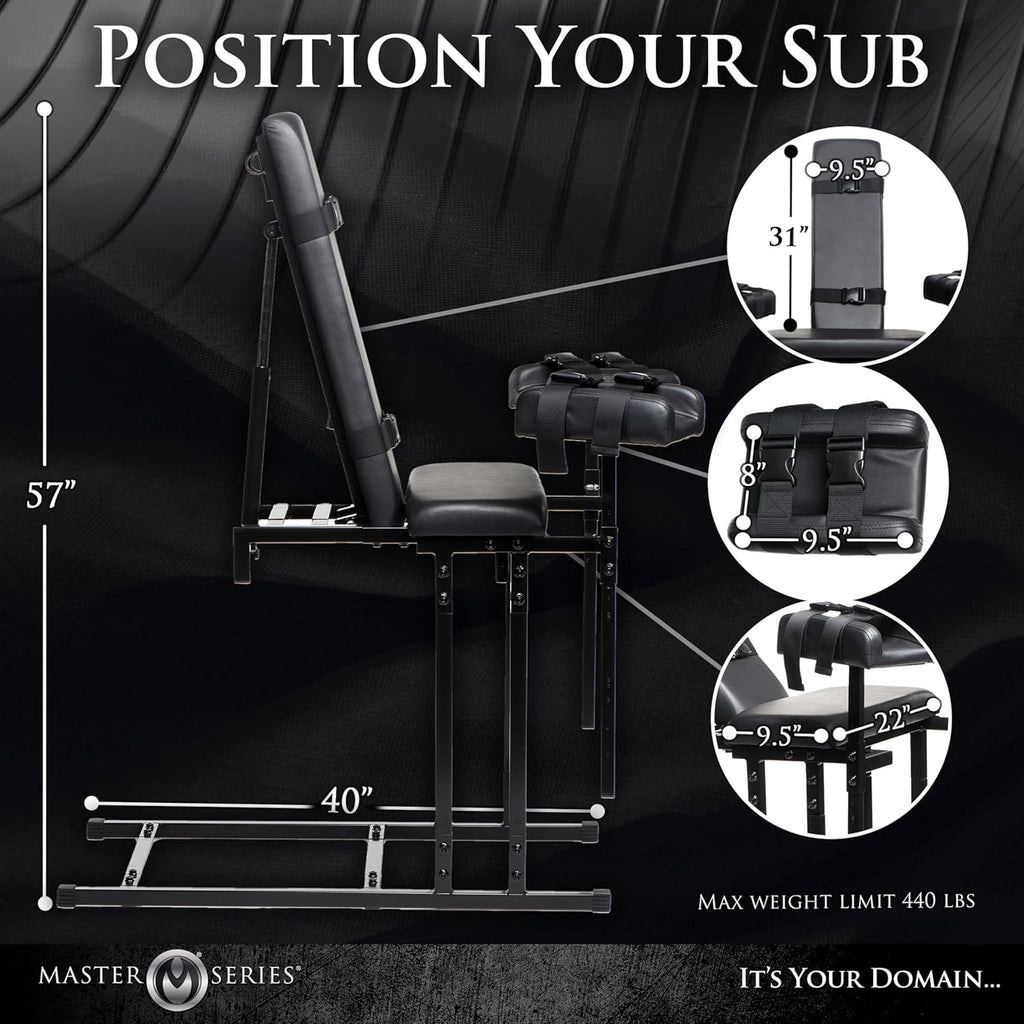 ControlChair Adjustable BDSM Obedience Chair