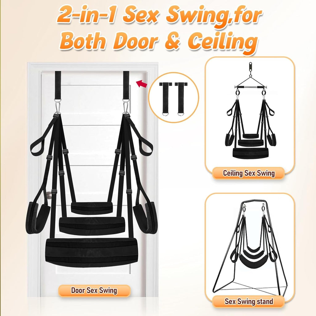 PlushBond BDSM Door Sex Swing Plush Cushions