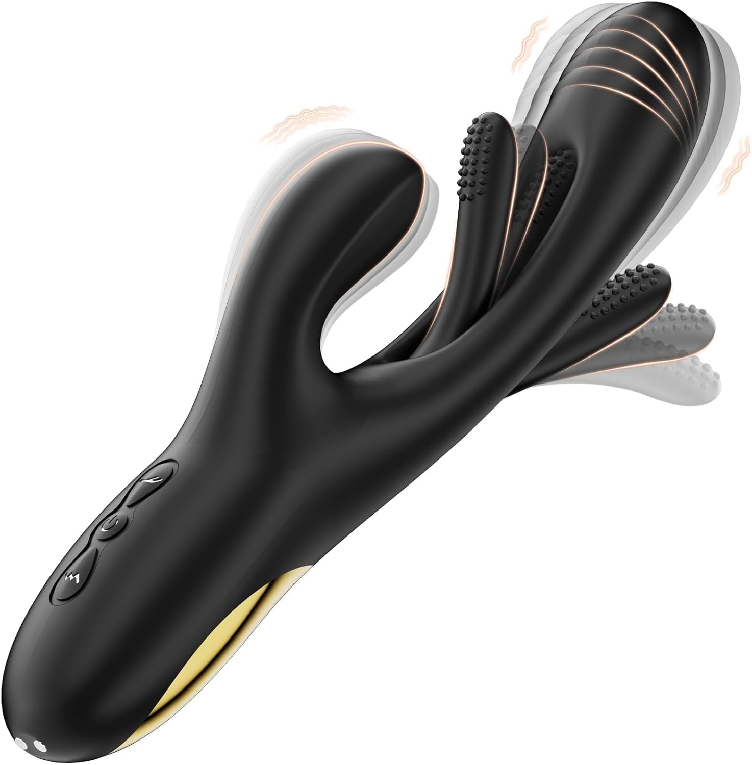 NoirPulse Rabbit Vibrator 14 Modes Flapping Waterproof