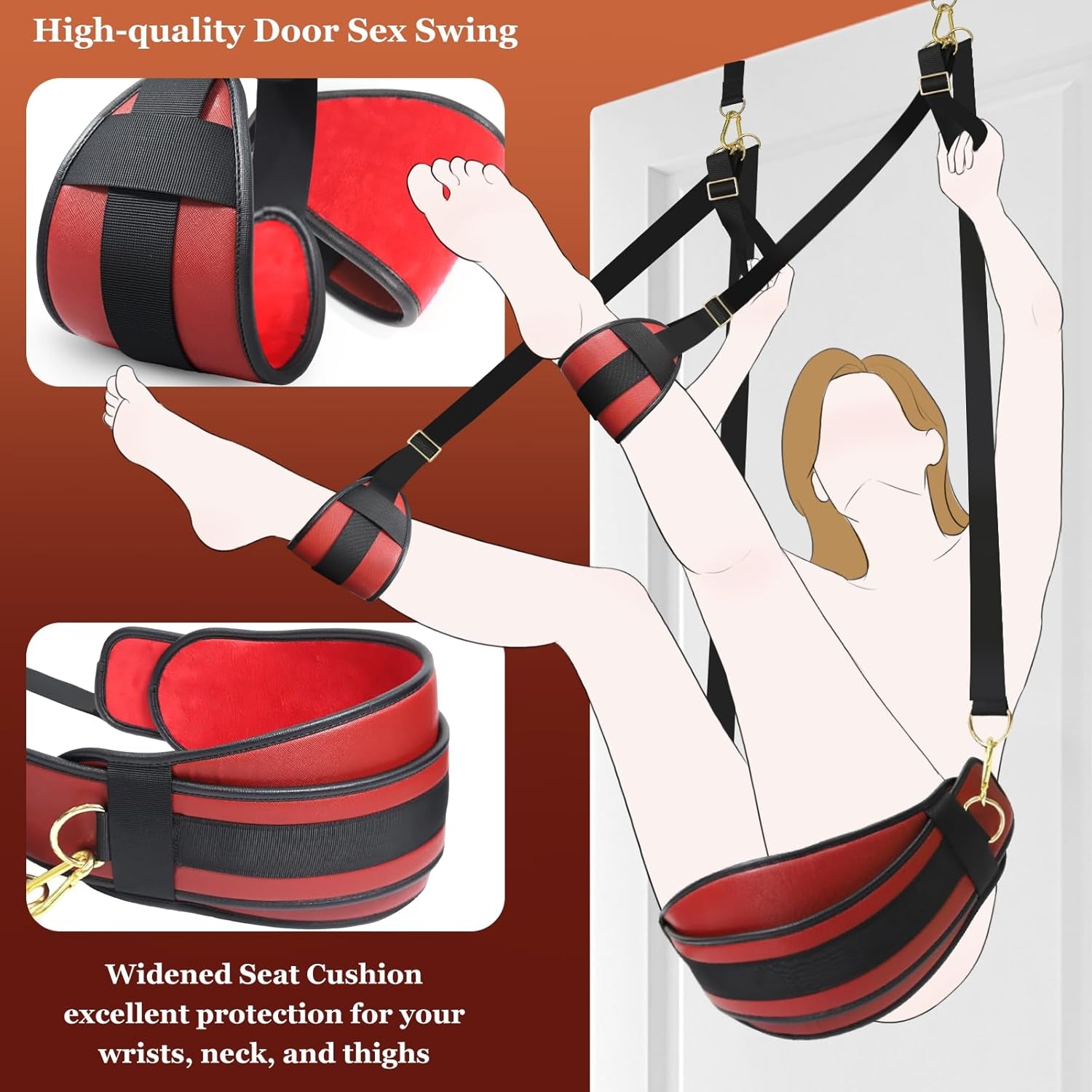 VelatriX 2-in-1 Door Sex Swing 500lb Adjustable