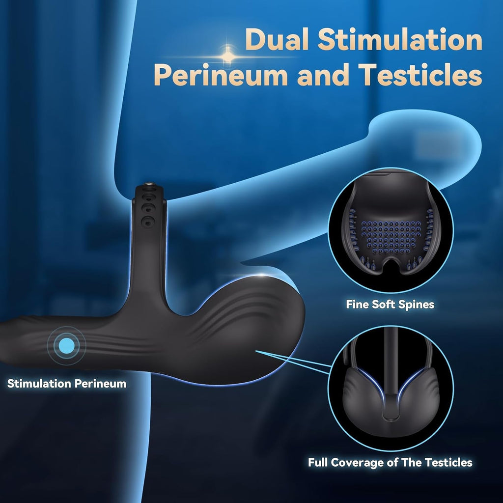 DominusCore Thrusting Prostate Massager Cock Ring 10 Modes