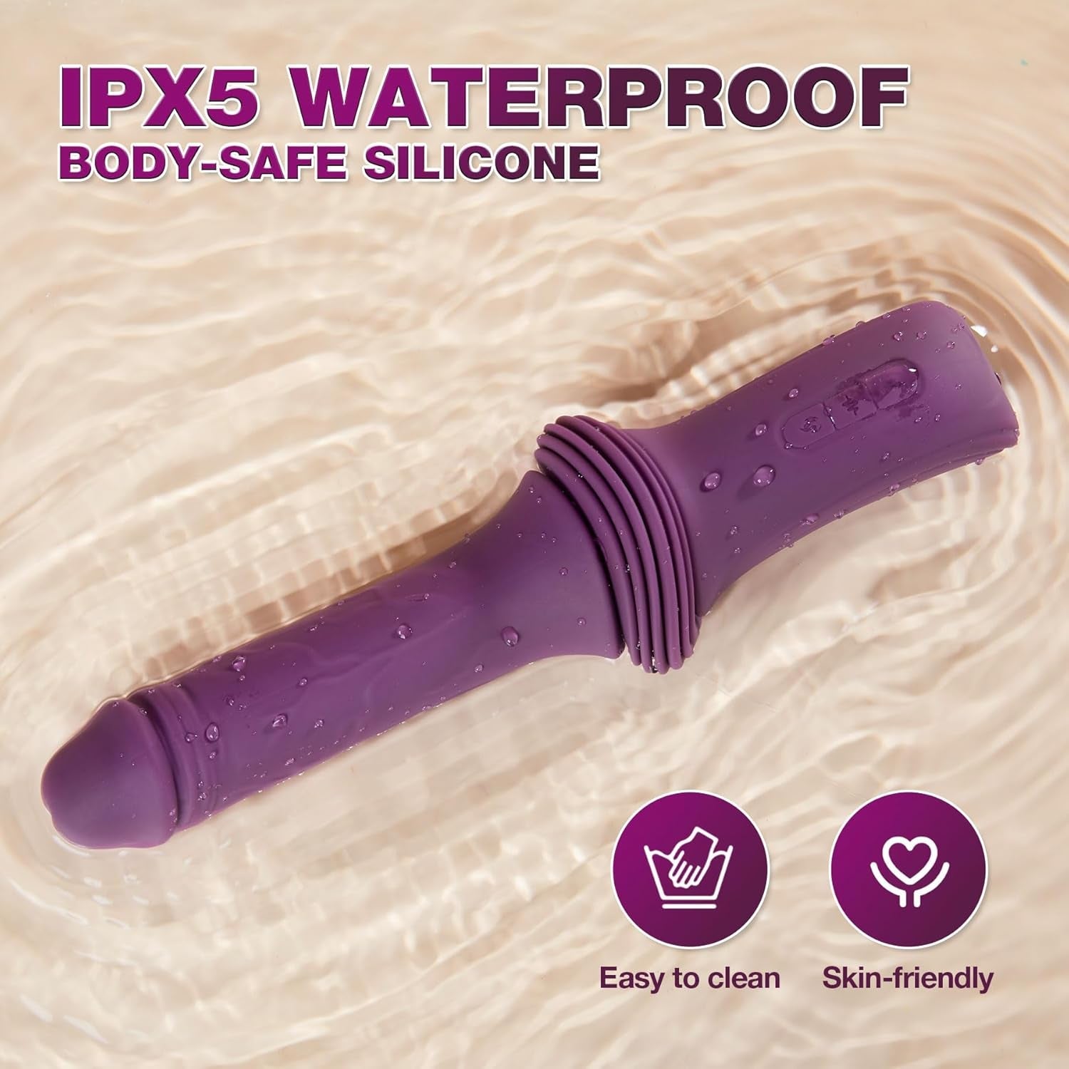 FlexExtend Heated Thrusting Dildo with Suction Base