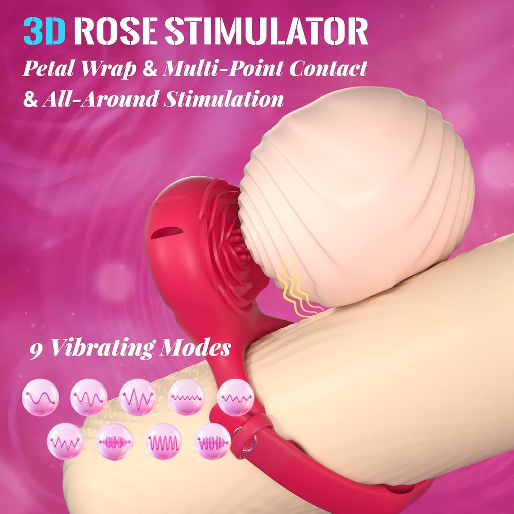 VersaBloom Adjustable Cock Ring Clit Stimulator App Control
