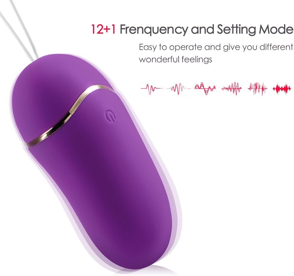BoostVibe Egg Vibrator 12 Modes Quiet Waterproof Silicone