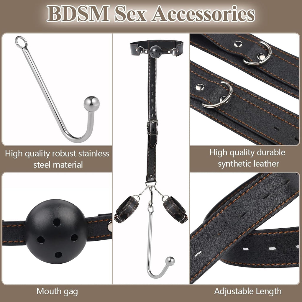 GagBound Anal Hook Ball Gag Bondage Kit