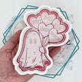 Valentine Ghost with Balloons Freshie Mold