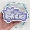 Polka Dot Truck with Hearts Freshie Mold