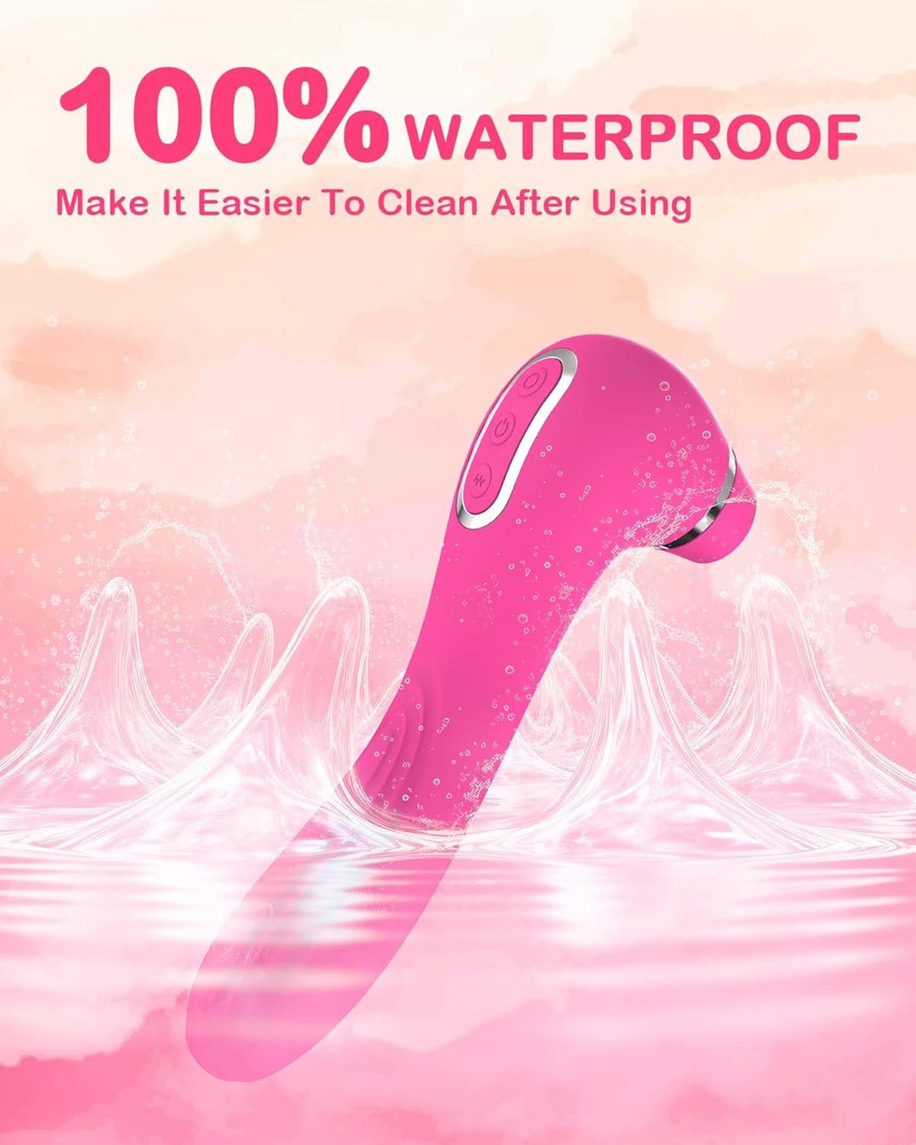 LuxeSync App Control Suction Tongue Licking Clit Vibrator 4-in-1