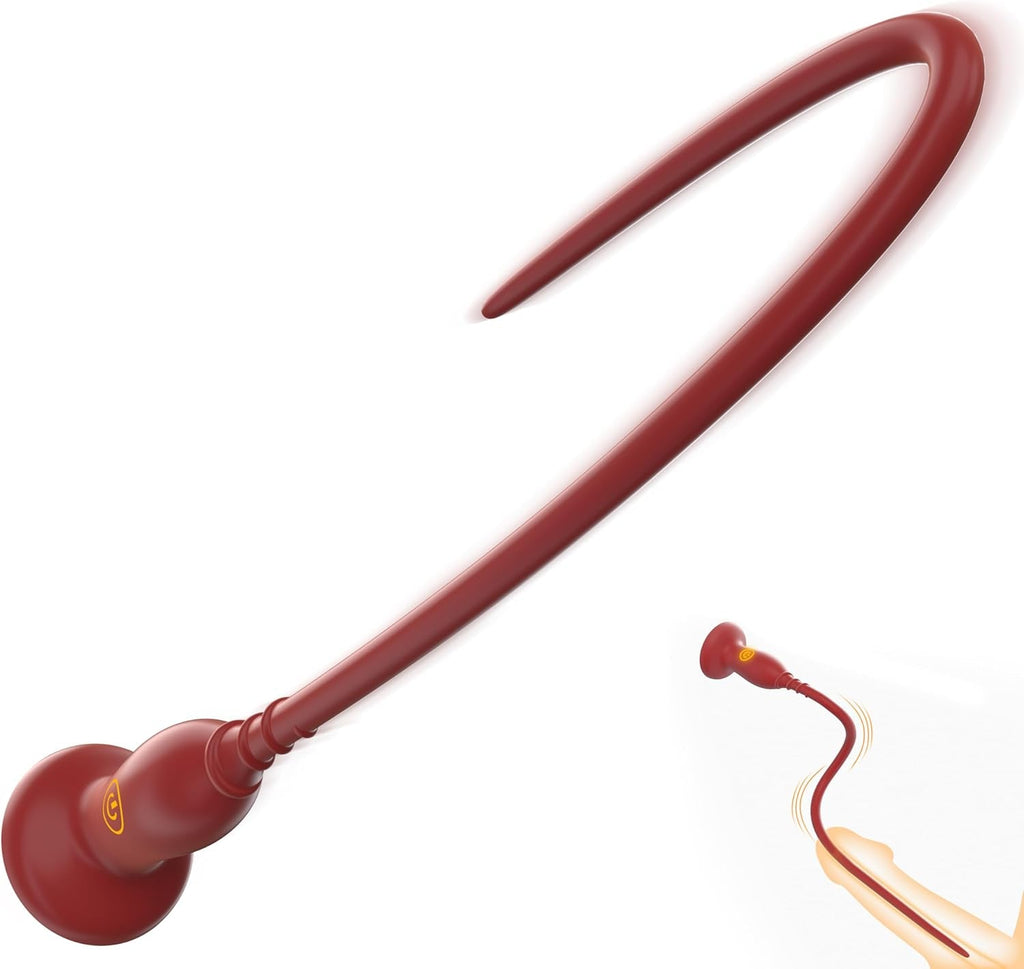 DeepVolt 11.4" Vibrating Urethral Plug Male Vibrator