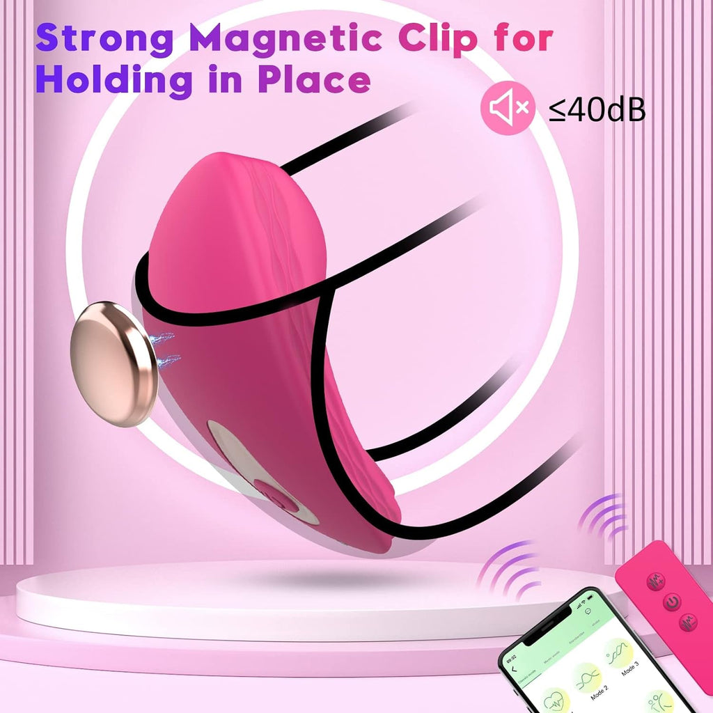 ClipSync APP Magnetic Panty Vibrator 10 Modes