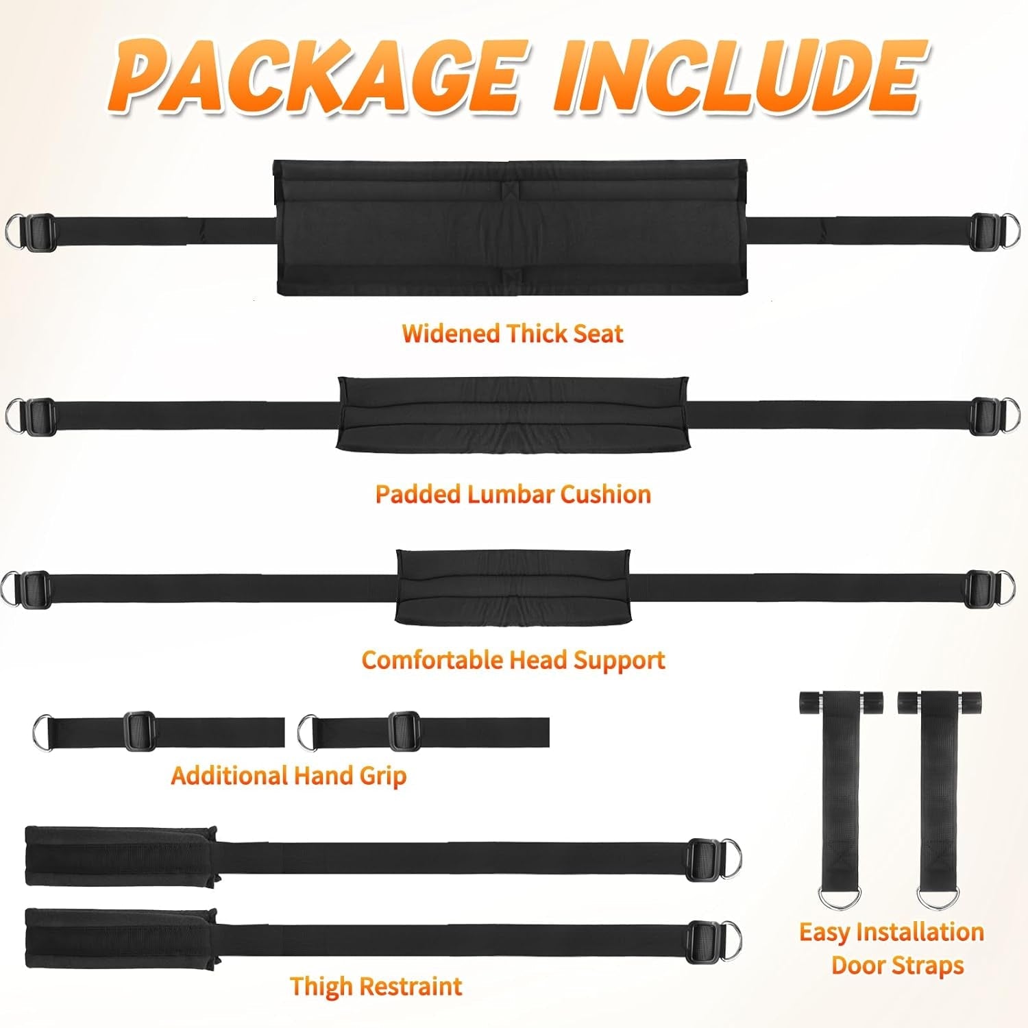 CloudLift Adjustable Door Sex Swing 350lb