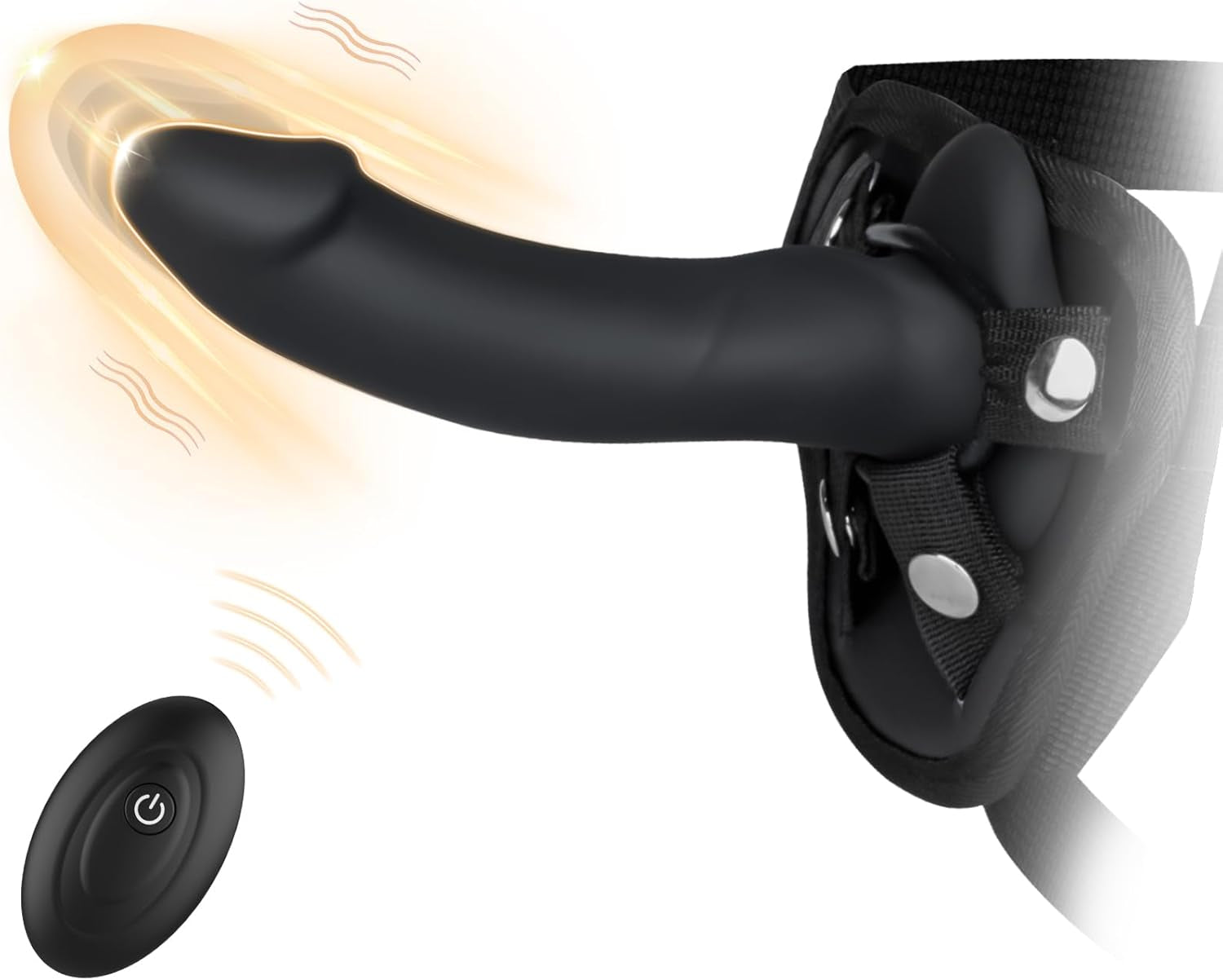 PulseControl Remote Control Strap-On Dildo Set