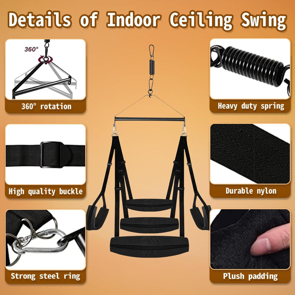 SpireX Spinning Ceiling Sex Swing 300lb Kit