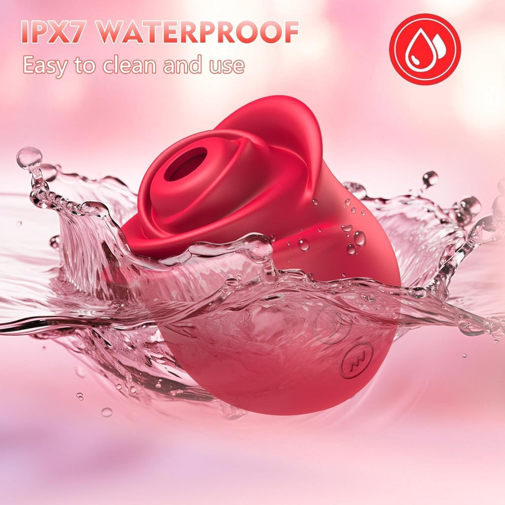 NoirévaX Rose Clit Sucker 10 Modes App Waterproof Quiet