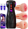 PrismSync AI Sync Pocket Pussy 3 Sleeves 9 Suction 9 Vibration