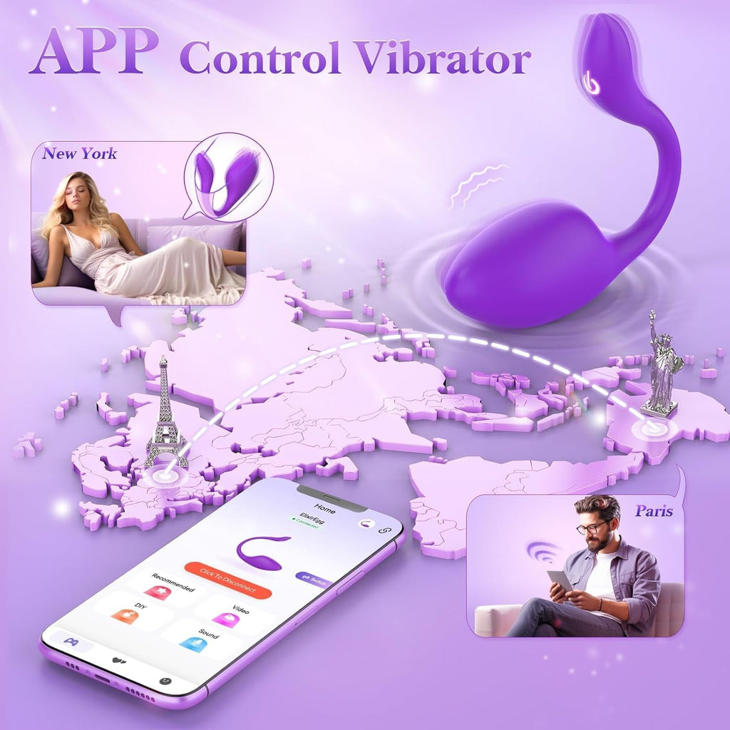 VelixiaX AI Wearable Vibrator Egg 9 Modes App Control