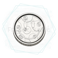Smiley 8 Ball Freshie Mold