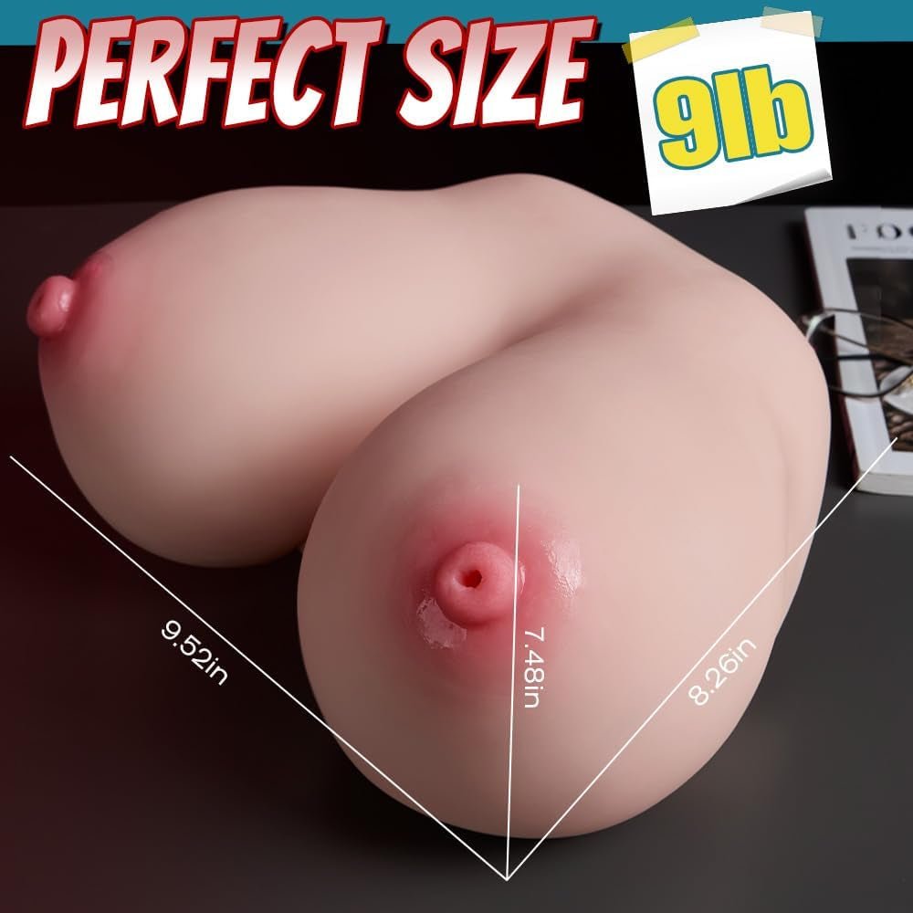 FleuraCore 9lb Penetrable  Breast Sex Doll TPE Dual Channel