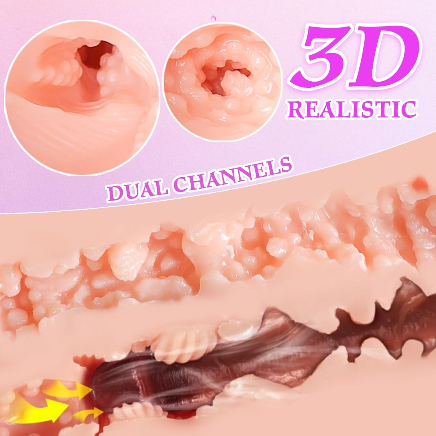 DuoCore 2-in-1 Pocket Sex Doll TPE Realistic
