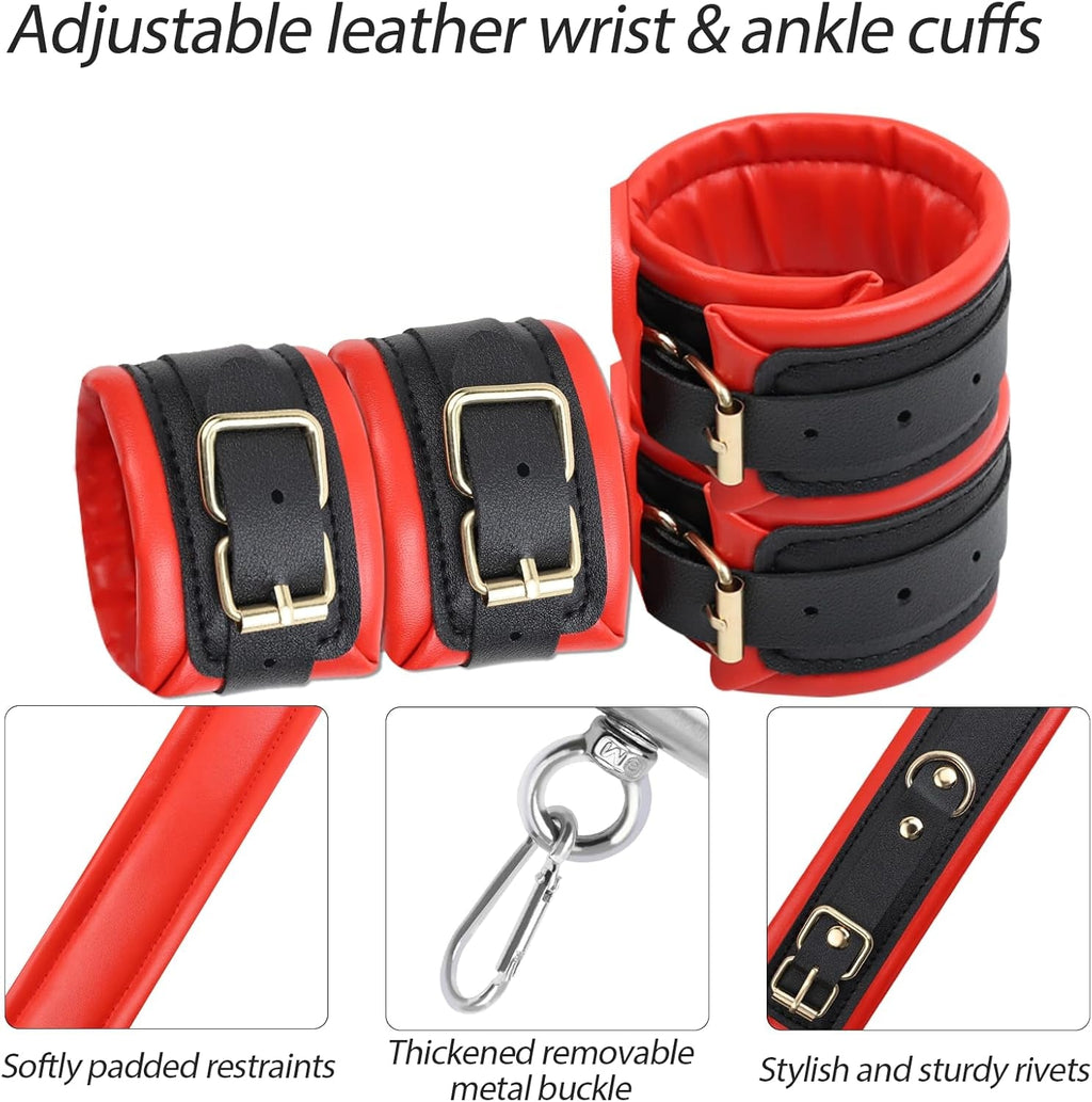 CrimsonSteel Red Stainless Steel Spreader Bar Kit
