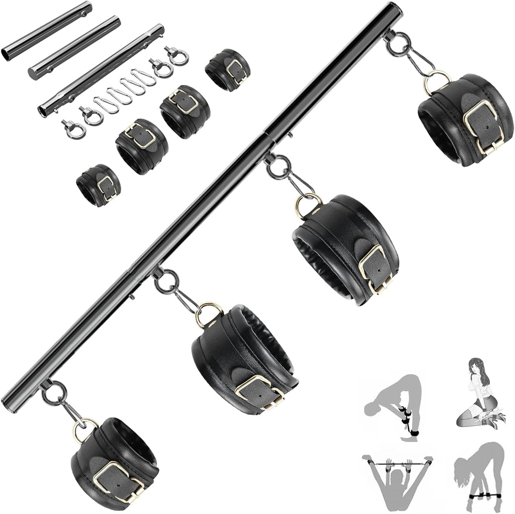 SteelEase Stainless Steel Spreader Bar BDSM Kit
