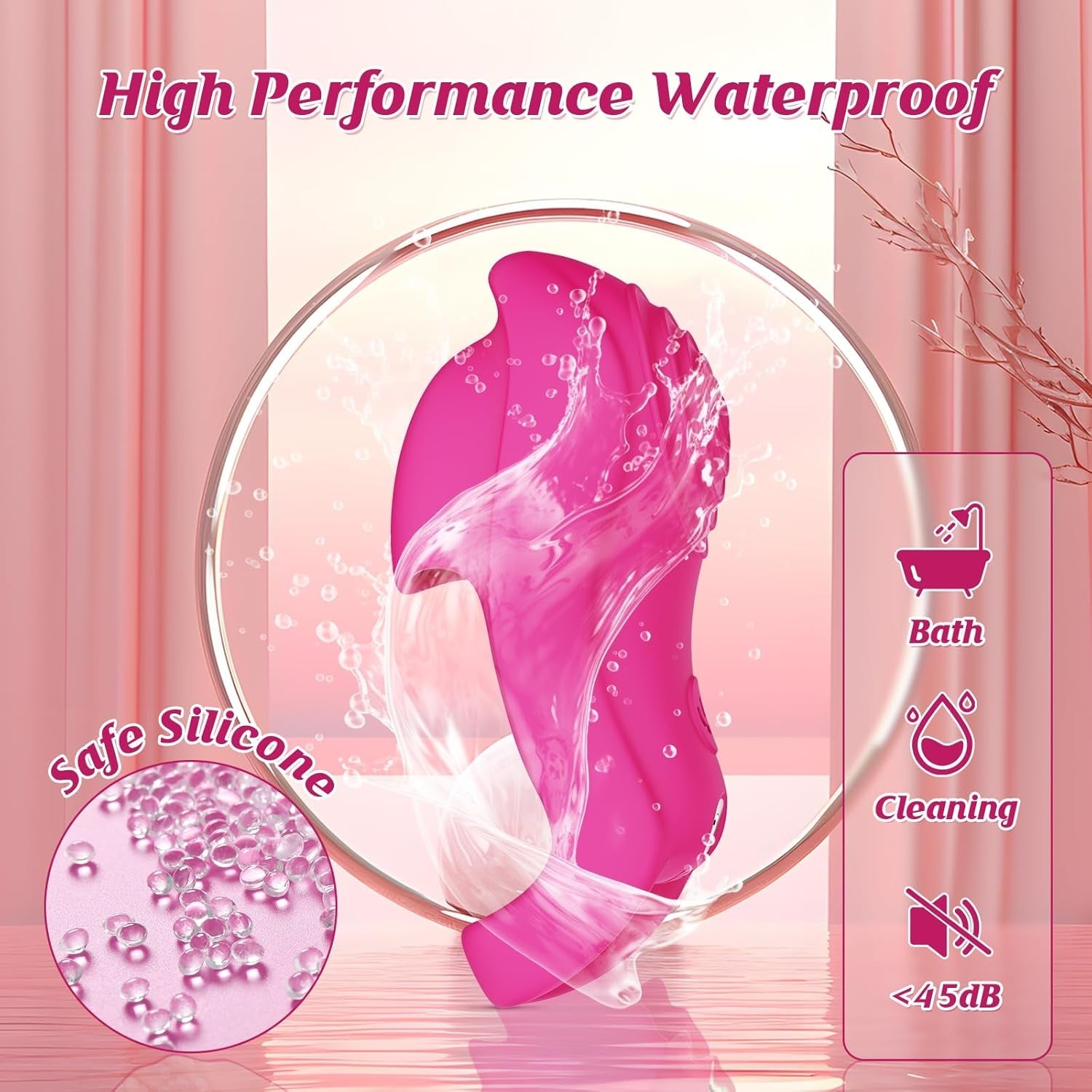 LinkVibe App Finger Vibrator 9 Modes Quiet Waterproof