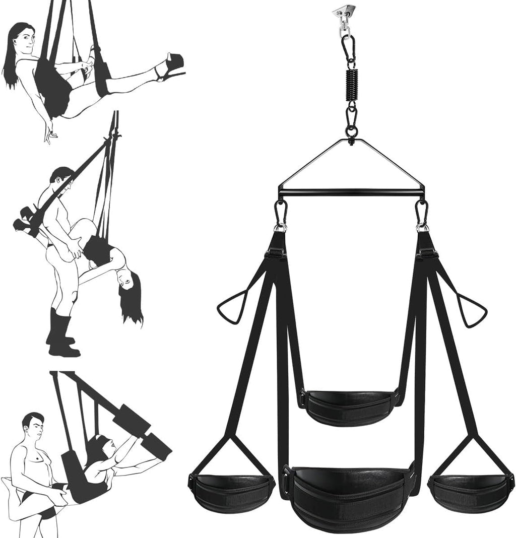 NexoraX 360° Heavy Duty Sex Swing Adjustable