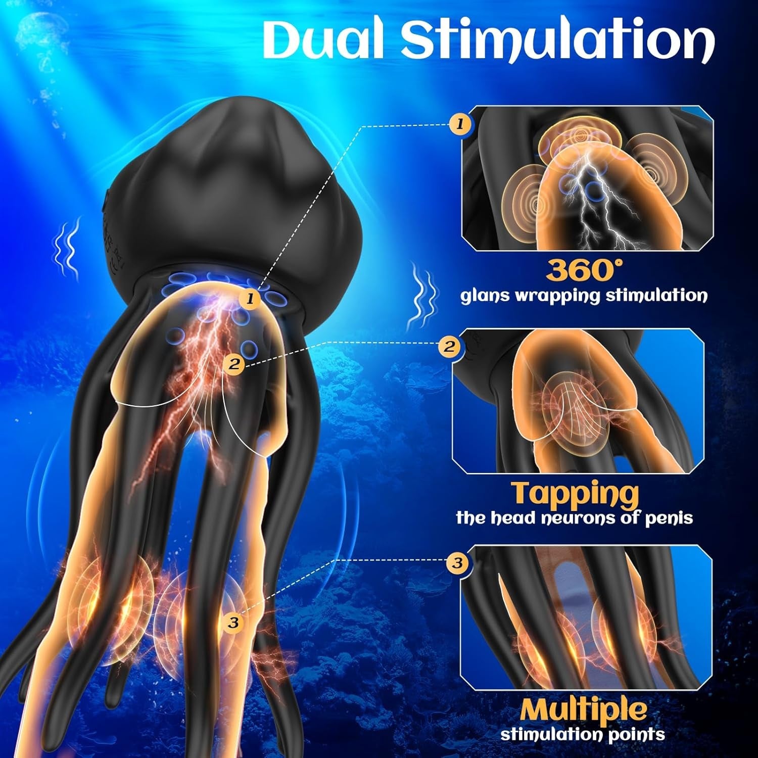 MaxWrap Large Tentacle Stroker Trainer 10 Modes