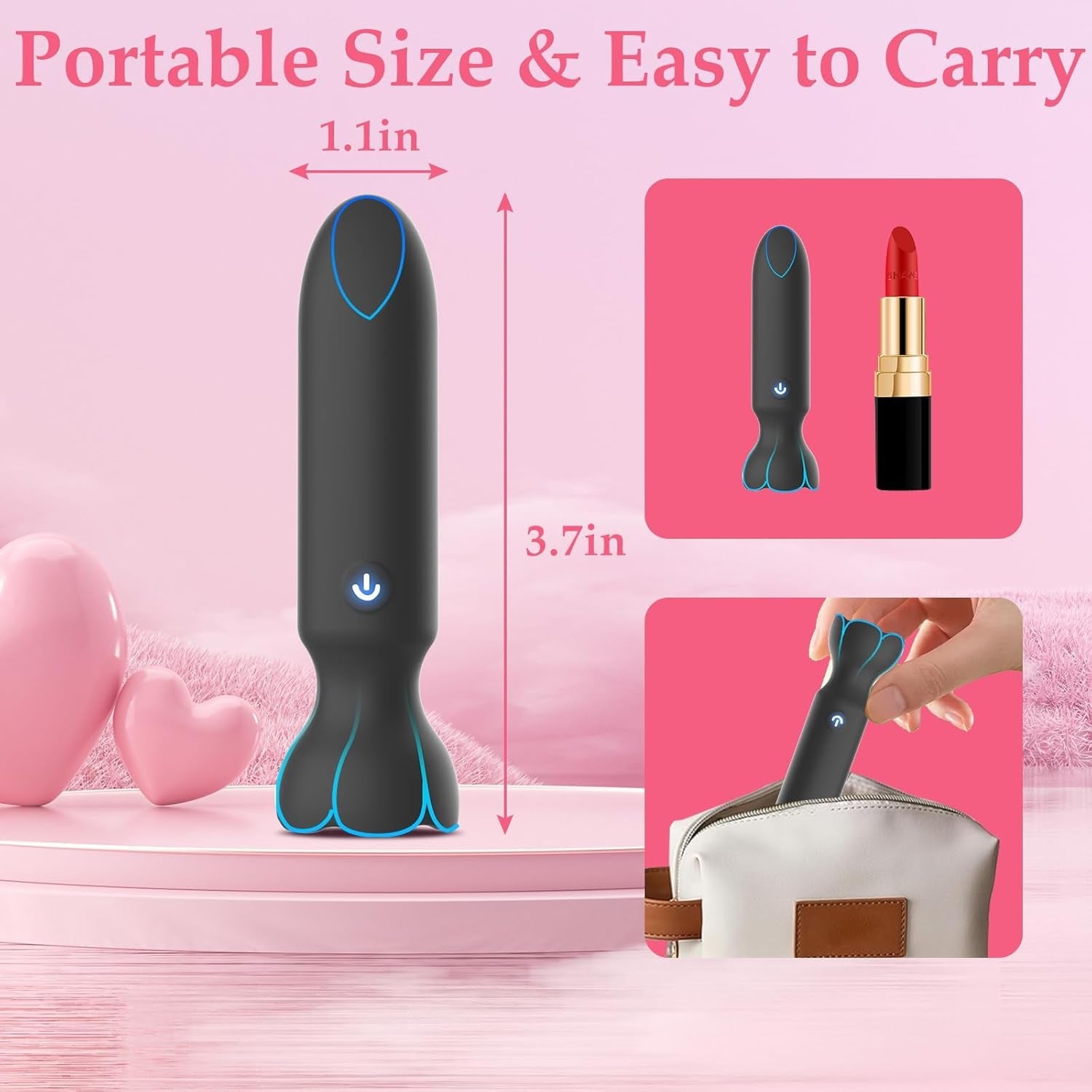 NoirSync App Control Bullet Vibrator 9 Modes Waterproof Quiet