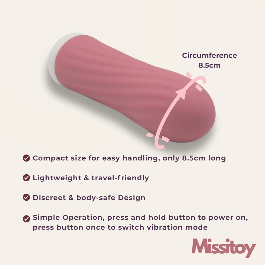 StealthSilk Mini Bullet Vibrator 10 Speed Waterproof Rechargeable