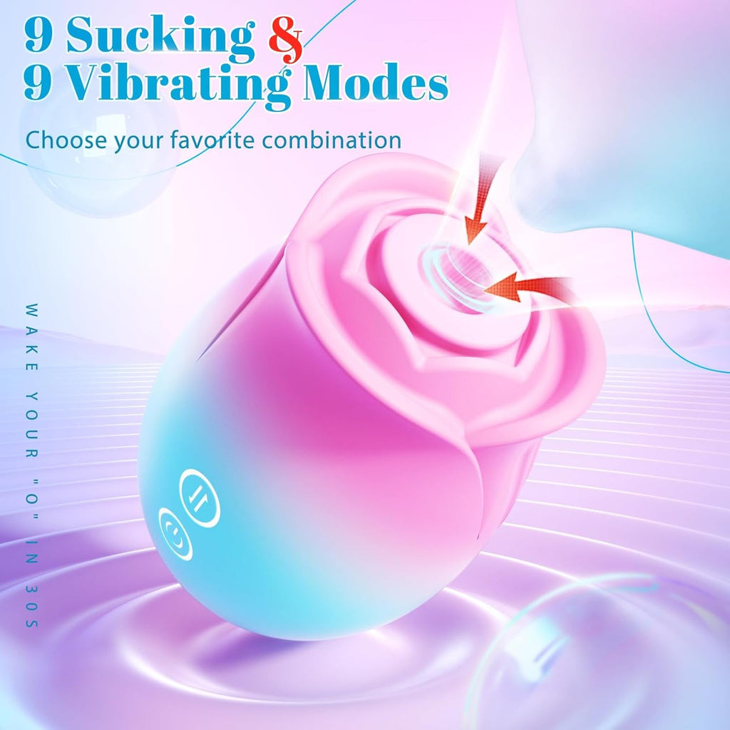 AvenyX Rose Clit Sucker App Control 9 Modes Waterproof