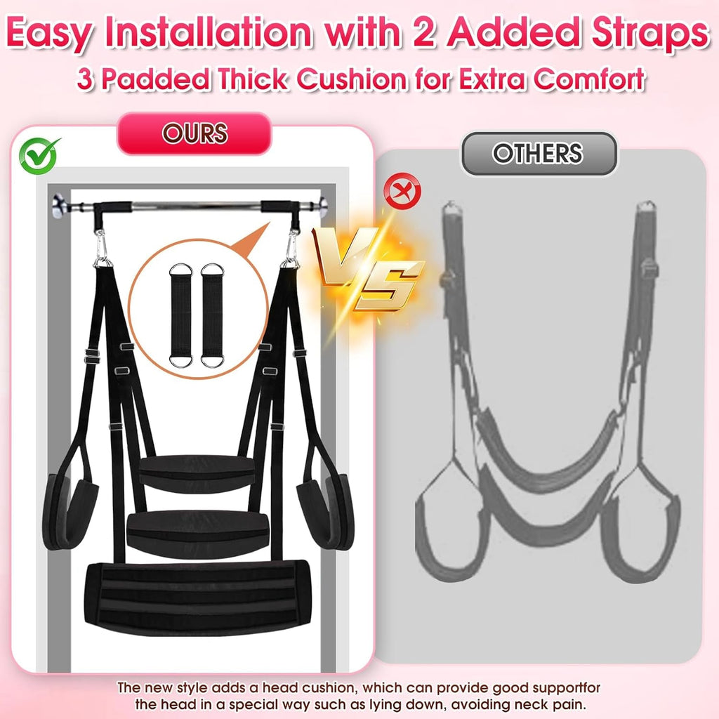 StratavaX Heavy Duty Sex Swing 500lb Adjustable