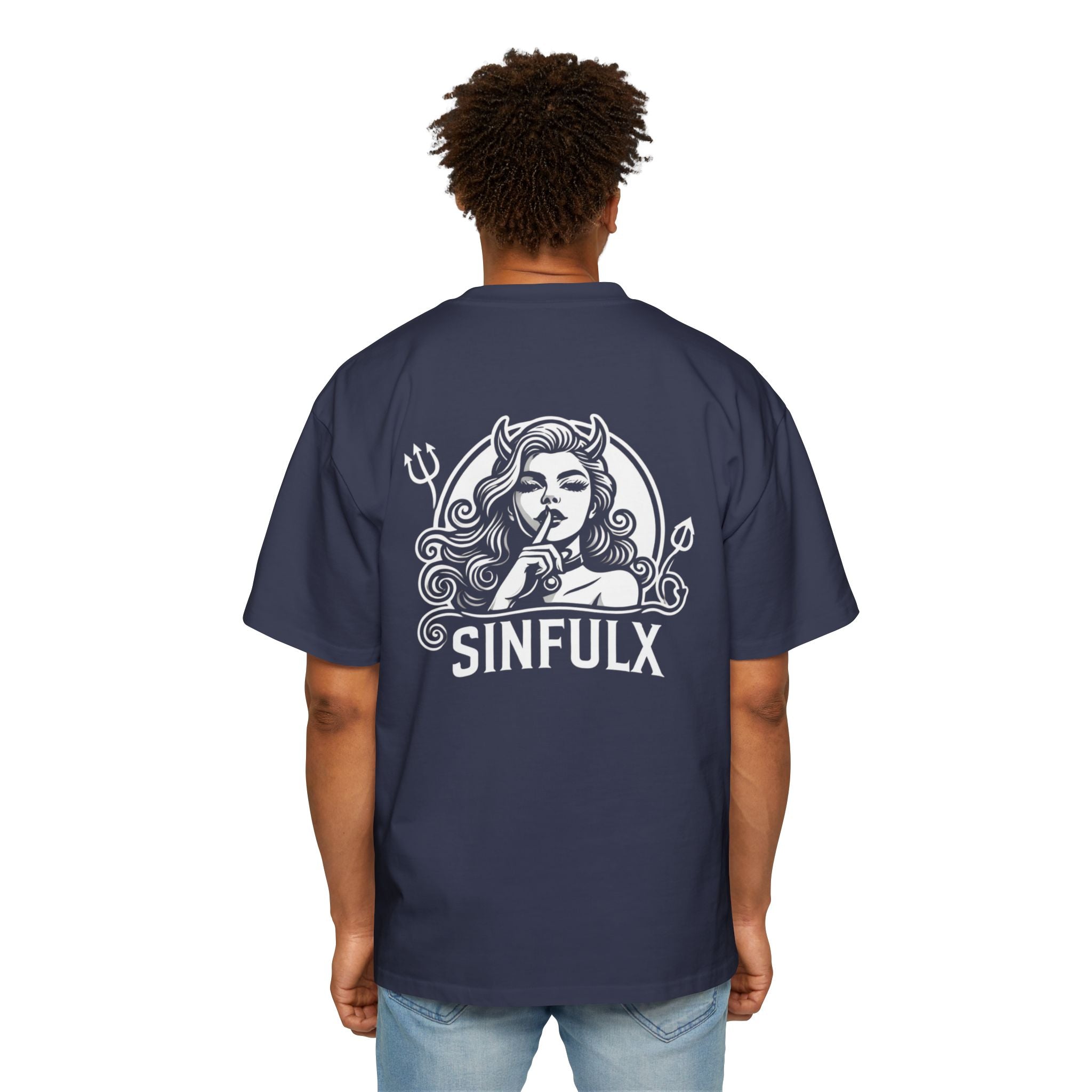 EA Men's Oversized SX Logo Graphic Tee