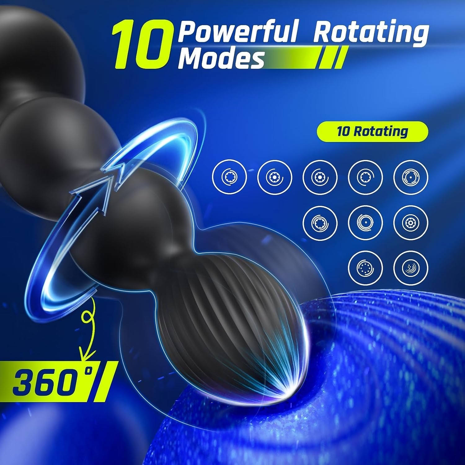 SwirlCore 360° Rotating Prostate Massager