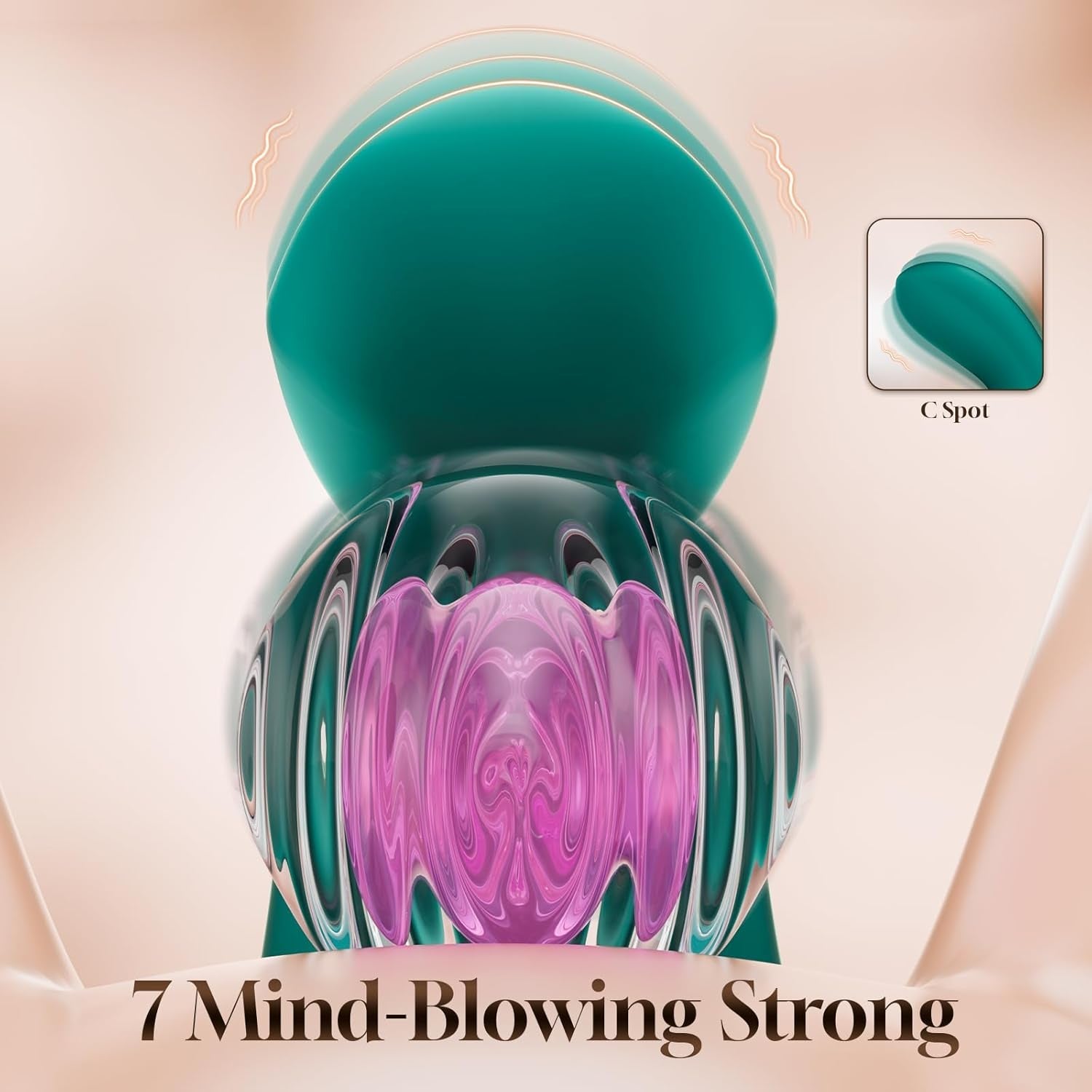 VerdePulse Rabbit Vibrator 14 Modes Flapping Waterproof