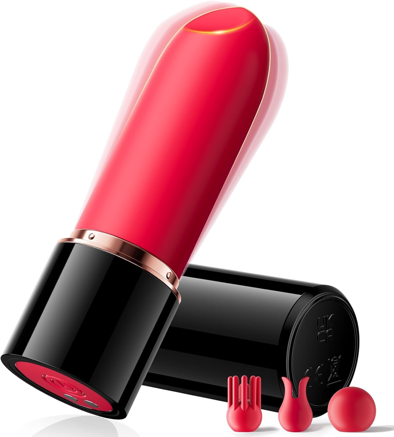 VelvetSwitch Lipstick Vibrator 10 Modes Waterproof Rechargeable