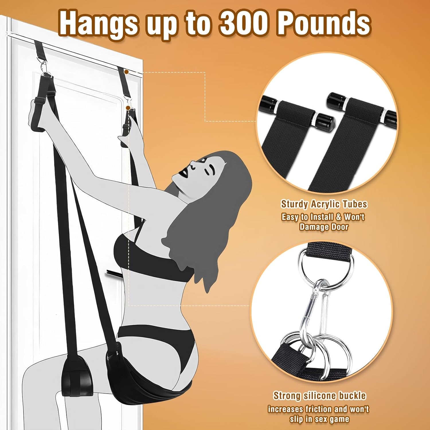 DualyX 2-in-1 Door Sex Swing & Thigh Sling