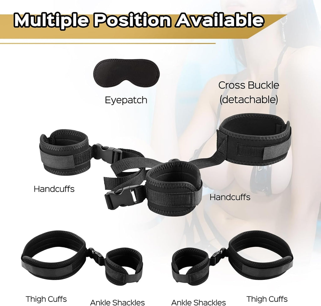 VersaLock Neck to Wrist Sling BDSM Restraint Kit