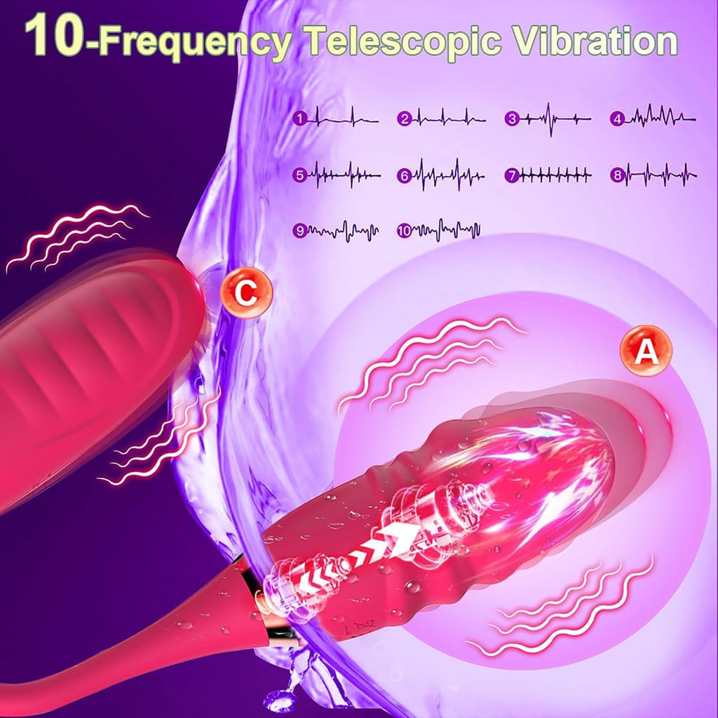 SyncWave App Remote G-Spot Vibrator Couples Toy 10 Modes