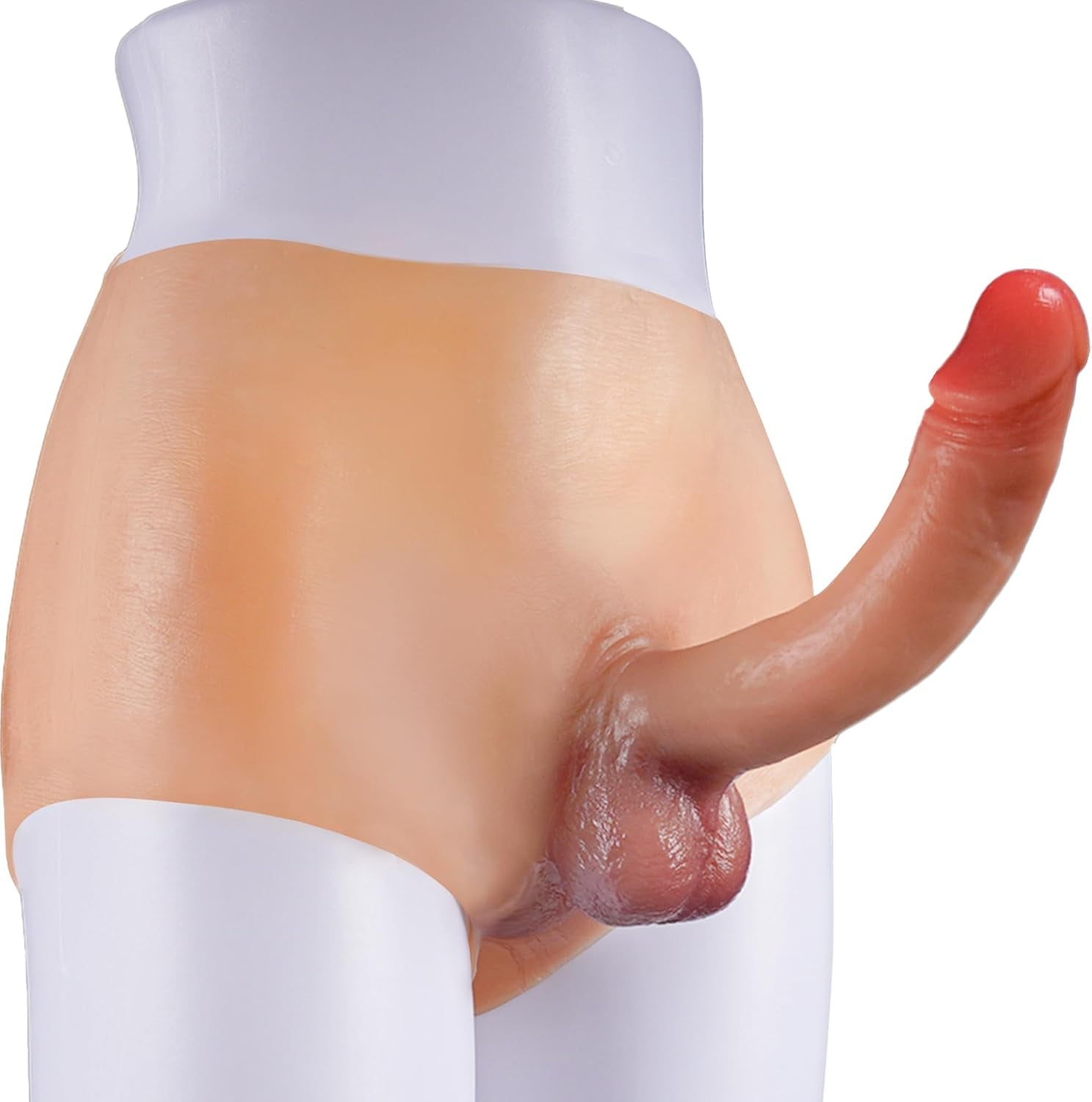 FlexSkin Strapless Silicone Dildo Panties 7 Inch