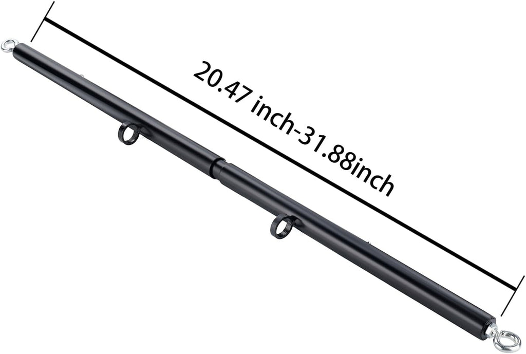 InfernoGrip Bright Red Spreader Bar with Furry Cuffs