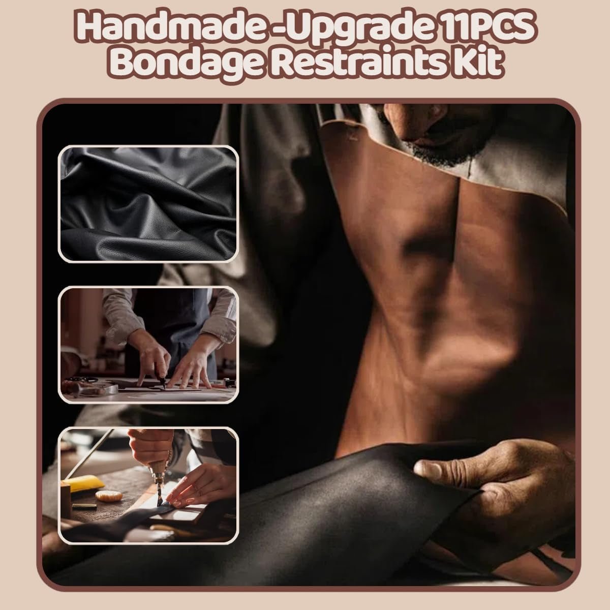 ObsidianX Spreader Bar 11-Piece Bondage Kit