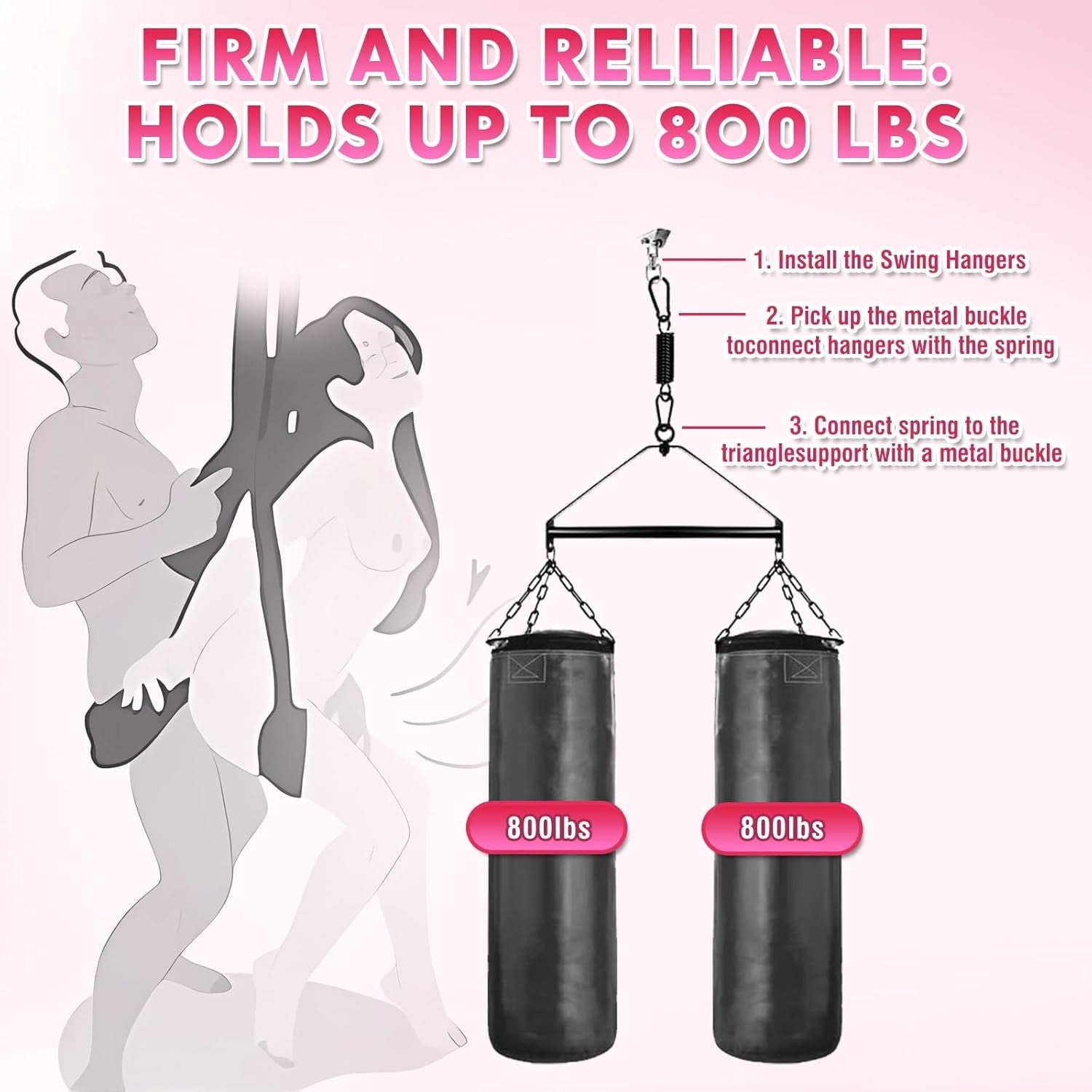 OrbitraX 360° Ceiling Sex Swing Wide Cushion