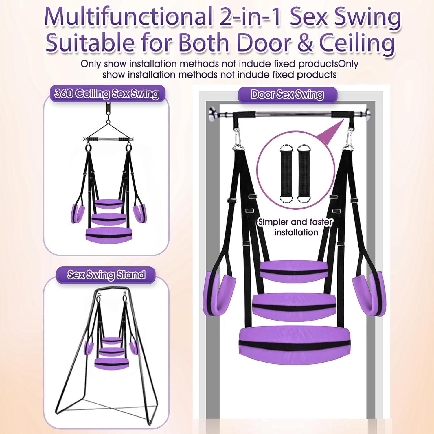 ComfortLift Adjustable Door Sex Swing 400lb