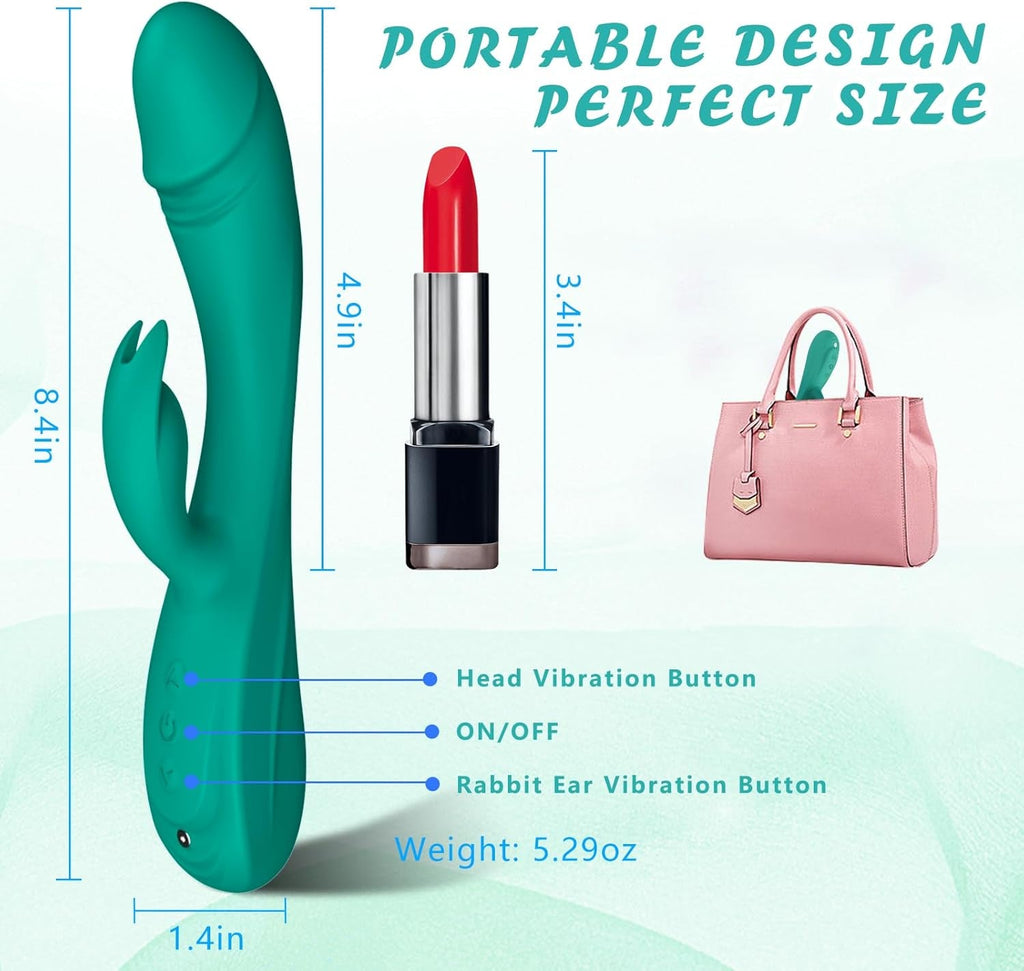 NoirWave Rabbit Vibrator 49 Modes Dual Motor Waterproof