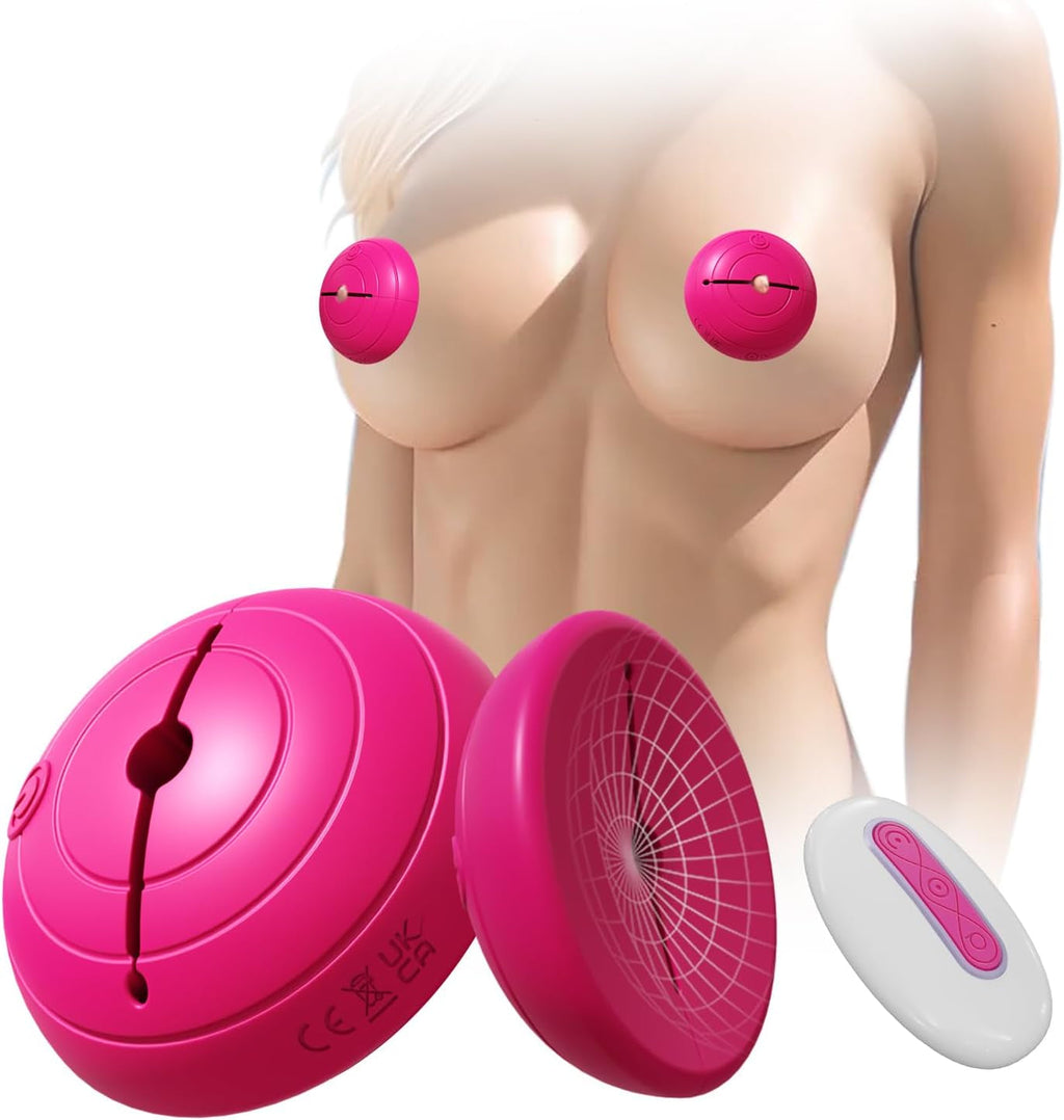 ContourFit Nipple Clamps + Sucker Set 10 Modes Remote