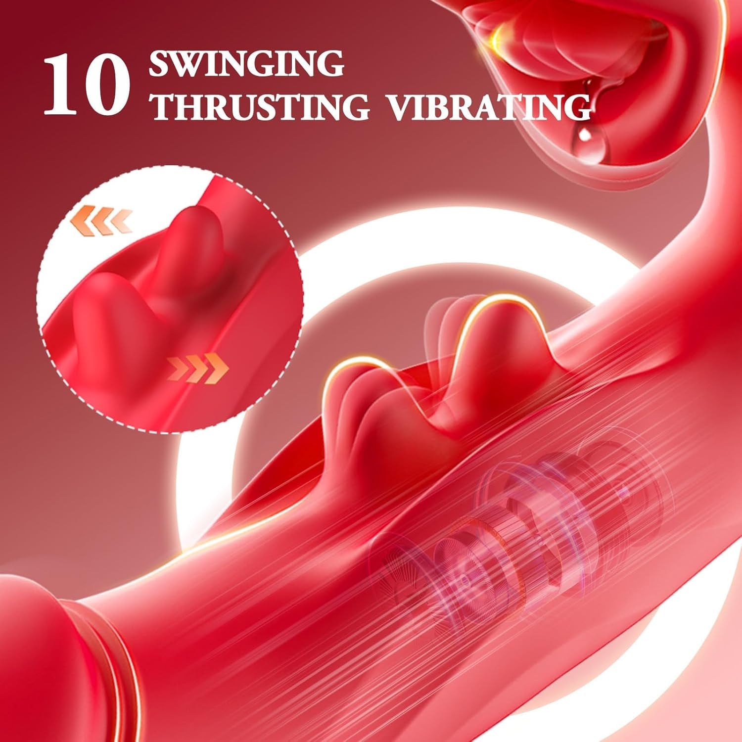 ZenvyX  Thrusting Rabbit Licking Vibrator 4-in-1 10 Modes G-Spot